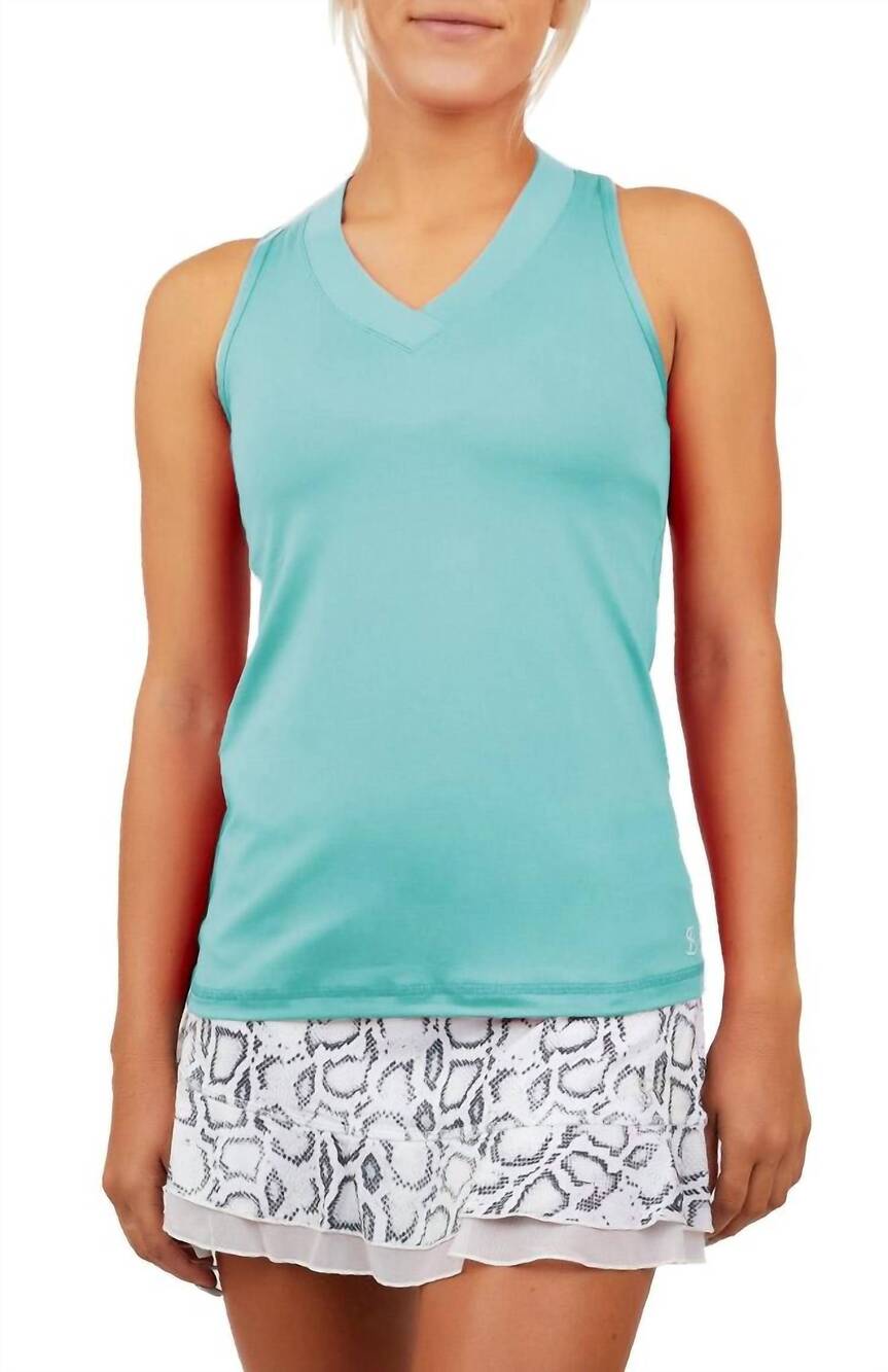 NEW SOFIBELLA uv racerback tank in air